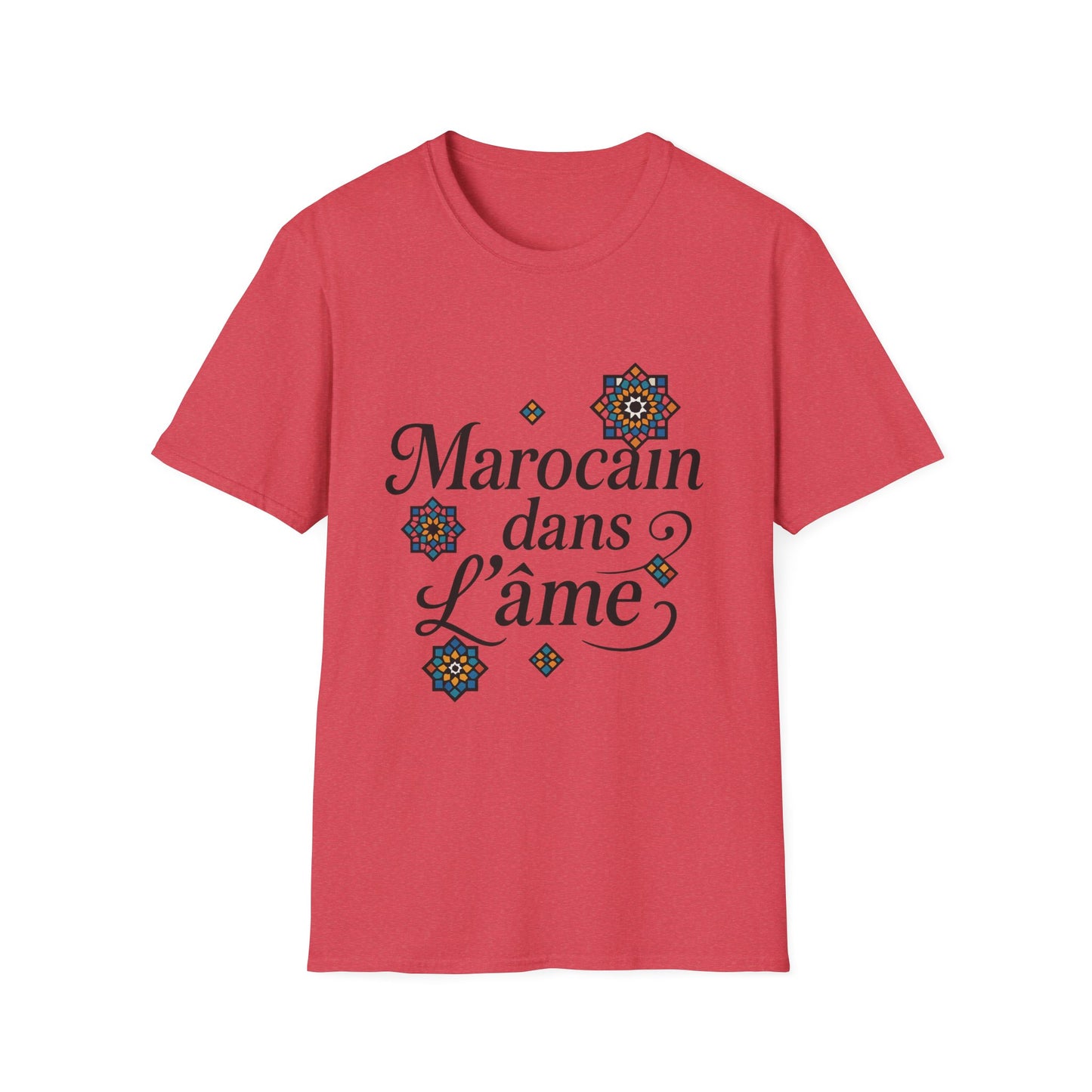 Moroccan Slogan Zellige Unisex T-Shirt