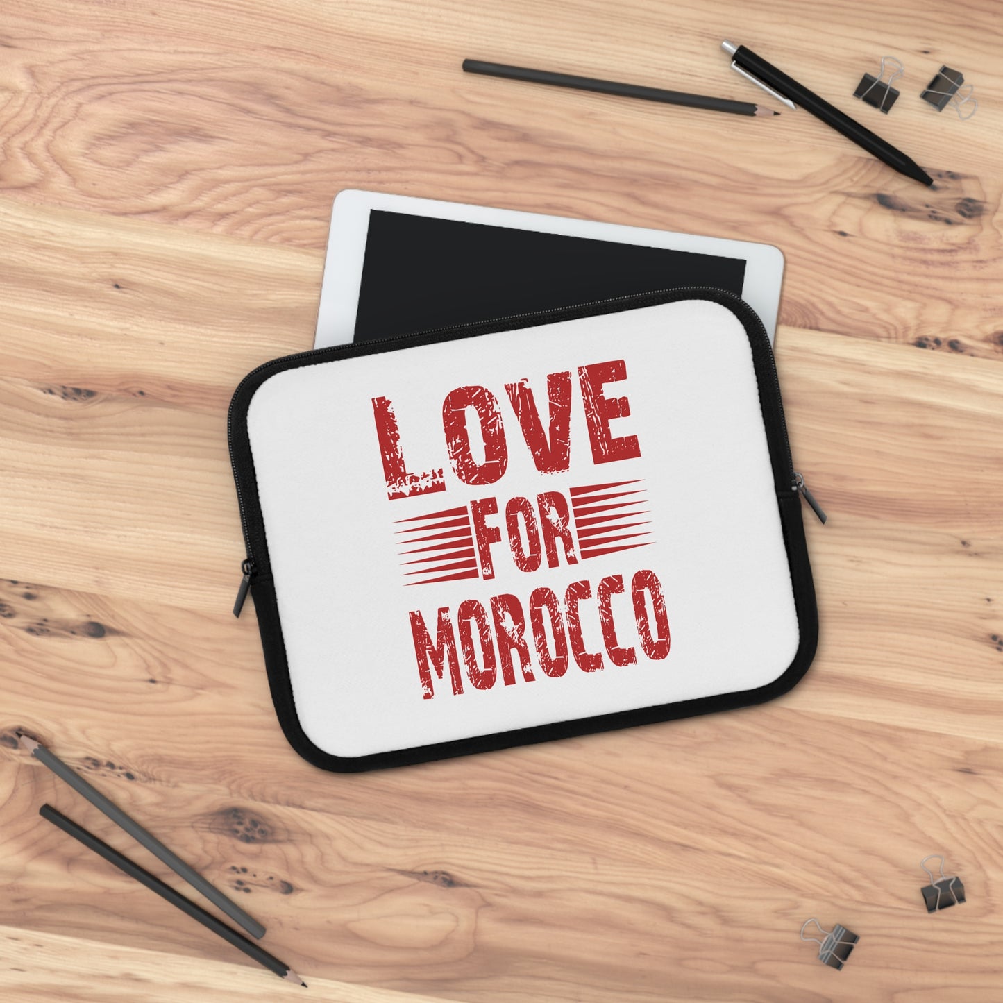 Moroccan Love Laptop Sleeve | Stylish Tech Case, Gift for Travelers, Personalized Sleeve, Unique Computer Accessory, Holiday Present