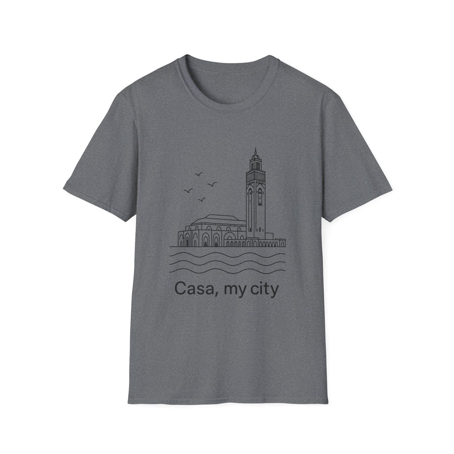 Casa My City Unisex Softstyle T-Shirt, Casual Tee, Gift for City Lovers, Urban Wear, Travel Souvenir, Home Décor Apparel