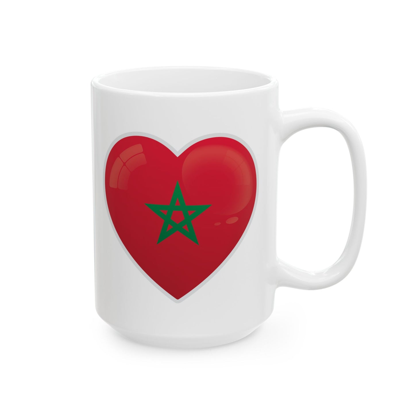 Heart Shaped Ceramic Mug - Cute Gift for Couples, Coffee Lovers, Valentine's Day, Engagement, Home Decor, Unique Drinkware