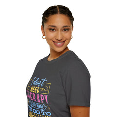Morocco Therapy T-Shirt, Travel Tee, Unisex Graphic Shirt, Adventure Apparel, Wanderlust Gift, Vacation Reminder