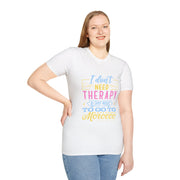 Morocco Therapy T-Shirt, Travel Tee, Unisex Graphic Shirt, Adventure Apparel, Wanderlust Gift, Vacation Reminder