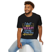 Morocco Therapy T-Shirt, Travel Tee, Unisex Graphic Shirt, Adventure Apparel, Wanderlust Gift, Vacation Reminder