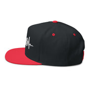 Heartbeat Soccer Flat Bill Cap | Sports Fan Hat, Embroidered Cap, Gift for Soccer Lovers, Unique Sports Hat, Outdoor Cap