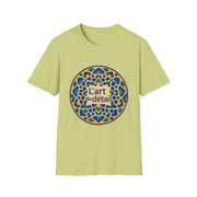 Artistic Detail Unisex T-Shirt, Mandala Tee, Boho Style Shirt, Relaxed Fit Top, Gift for Art Lovers, Casual Wear