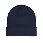 Red Floral Skull Knit Beanie | Embroidered Casual Winter Hat,