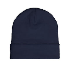 Red Floral Skull Knit Beanie | Embroidered Casual Winter Hat,
