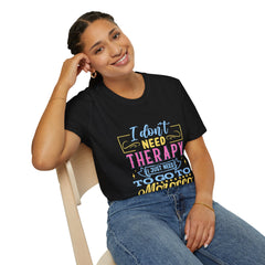 Morocco Therapy T-Shirt, Travel Tee, Unisex Graphic Shirt, Adventure Apparel, Wanderlust Gift, Vacation Reminder