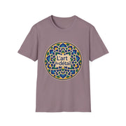 Artistic Detail Unisex T-Shirt, Mandala Tee, Boho Style Shirt, Relaxed Fit Top, Gift for Art Lovers, Casual Wear