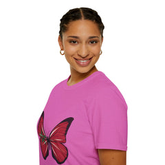 Butterfly Graphic Unisex T-Shirt, Nature Lover Tee, Birthday Gift, Casual Outfit, Boho Style