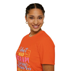 Morocco Therapy T-Shirt, Travel Tee, Unisex Graphic Shirt, Adventure Apparel, Wanderlust Gift, Vacation Reminder