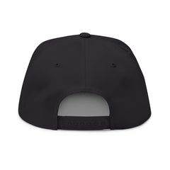 Heartbeat Soccer Flat Bill Cap | Sports Fan Hat, Embroidered Cap, Gift for Soccer Lovers, Unique Sports Hat, Outdoor Cap