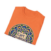 Artistic Detail Unisex T-Shirt, Mandala Tee, Boho Style Shirt, Relaxed Fit Top, Gift for Art Lovers, Casual Wear