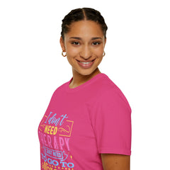 Morocco Therapy T-Shirt, Travel Tee, Unisex Graphic Shirt, Adventure Apparel, Wanderlust Gift, Vacation Reminder