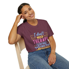 Morocco Therapy T-Shirt, Travel Tee, Unisex Graphic Shirt, Adventure Apparel, Wanderlust Gift, Vacation Reminder