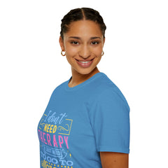 Morocco Therapy T-Shirt, Travel Tee, Unisex Graphic Shirt, Adventure Apparel, Wanderlust Gift, Vacation Reminder