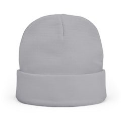 Red Floral Skull Knit Beanie | Embroidered Casual Winter Hat,