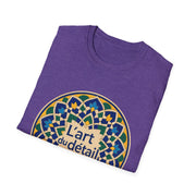 Artistic Detail Unisex T-Shirt, Mandala Tee, Boho Style Shirt, Relaxed Fit Top, Gift for Art Lovers, Casual Wear