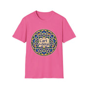 Artistic Detail Unisex T-Shirt, Mandala Tee, Boho Style Shirt, Relaxed Fit Top, Gift for Art Lovers, Casual Wear