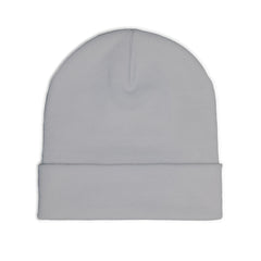 Red Floral Skull Knit Beanie | Embroidered Casual Winter Hat,