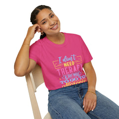Morocco Therapy T-Shirt, Travel Tee, Unisex Graphic Shirt, Adventure Apparel, Wanderlust Gift, Vacation Reminder