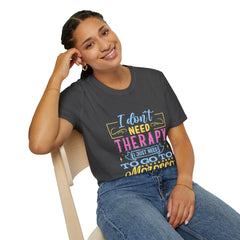 Morocco Therapy T-Shirt, Travel Tee, Unisex Graphic Shirt, Adventure Apparel, Wanderlust Gift, Vacation Reminder