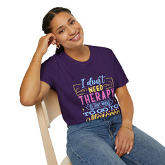 Morocco Therapy T-Shirt, Travel Tee, Unisex Graphic Shirt, Adventure Apparel, Wanderlust Gift, Vacation Reminder