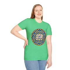 Artistic Detail Unisex T-Shirt, Mandala Tee, Boho Style Shirt, Relaxed Fit Top, Gift for Art Lovers, Casual Wear