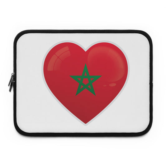 Moroccan Heart Laptop Sleeve - Perfect for Travelers, Students, & Nomads, Gift for Culture Lovers, Stylish Tech Accessory