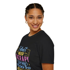 Morocco Therapy T-Shirt, Travel Tee, Unisex Graphic Shirt, Adventure Apparel, Wanderlust Gift, Vacation Reminder