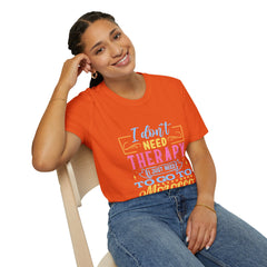Morocco Therapy T-Shirt, Travel Tee, Unisex Graphic Shirt, Adventure Apparel, Wanderlust Gift, Vacation Reminder