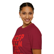 Keep Calm and Love Morocco Shirt, Unisex Softstyle T-Shirt, Gift for Travelers, Casual Wear, Souvenir, Ethnic Pride Wear
