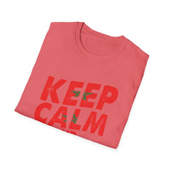 Keep Calm and Love Morocco Shirt, Unisex Softstyle T-Shirt, Gift for Travelers, Casual Wear, Souvenir, Ethnic Pride Wear