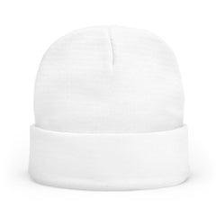 Red Floral Skull Knit Beanie | Embroidered Casual Winter Hat,