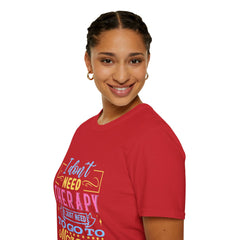 Morocco Therapy T-Shirt, Travel Tee, Unisex Graphic Shirt, Adventure Apparel, Wanderlust Gift, Vacation Reminder