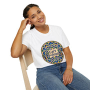 Artistic Detail Unisex T-Shirt, Mandala Tee, Boho Style Shirt, Relaxed Fit Top, Gift for Art Lovers, Casual Wear
