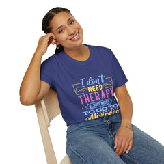 Morocco Therapy T-Shirt, Travel Tee, Unisex Graphic Shirt, Adventure Apparel, Wanderlust Gift, Vacation Reminder