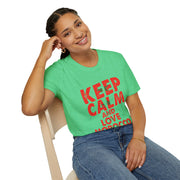 Keep Calm and Love Morocco Shirt, Unisex Softstyle T-Shirt, Gift for Travelers, Casual Wear, Souvenir, Ethnic Pride Wear