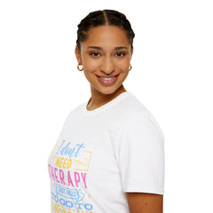 Morocco Therapy T-Shirt, Travel Tee, Unisex Graphic Shirt, Adventure Apparel, Wanderlust Gift, Vacation Reminder