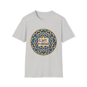Artistic Detail Unisex T-Shirt, Mandala Tee, Boho Style Shirt, Relaxed Fit Top, Gift for Art Lovers, Casual Wear